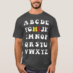 Camiseta Gracioso Pre K Kindergarten Hi Alphabet De Vuelta