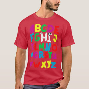 Camiseta Gracioso Pre K Kindergarten Hi Alphabet De Vuelta 