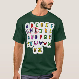 Camiseta Gracioso Pre K Kindergarten Hi Alphabet De Vuelta