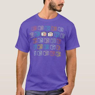 Camiseta Gracioso pre K Kindergarten Hi Alphabet de vuelta