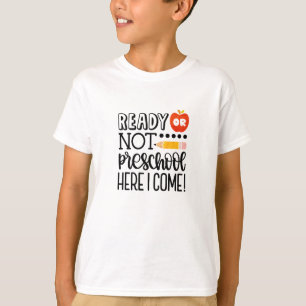 Camiseta Gracioso preescolar de vuelta al regalo escolar