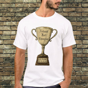 Camiseta Gracioso premio de Trofeo de Personalizable