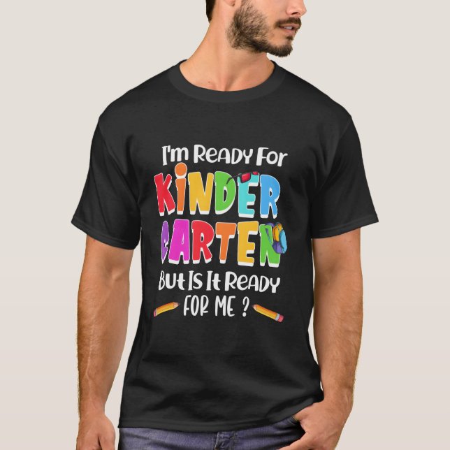Camiseta Gracioso Primer Día De Los Niños De Los Jardines I (Anverso)