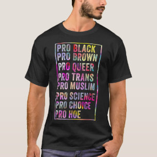 Camiseta Gracioso pro Black Brown Queer Trans Muslim Scienc