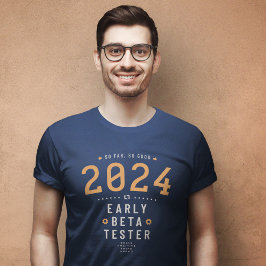 Camiseta Gracioso probador beta del año 2024