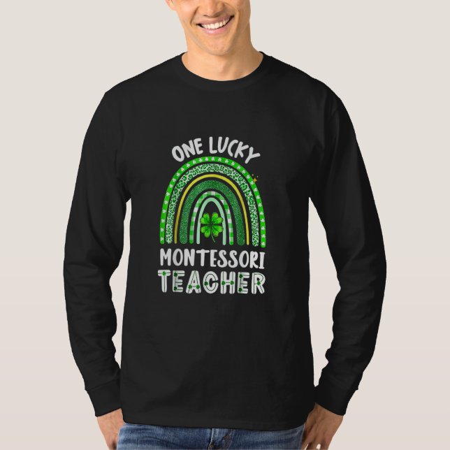 Camiseta Gracioso profesor de arcoiris arcoíris de Montesso (Anverso)