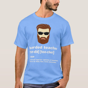 Camiseta Gracioso profesor de Barba Shirt Apreciación Gif