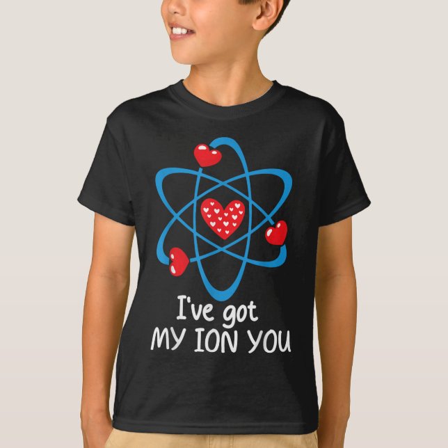Camiseta Gracioso Profesor De Ciencia Día de San Valentín,  (Anverso)