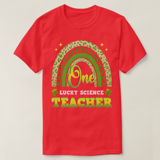 Camiseta Gracioso profesor de ciencias St. (Diseño del anverso)