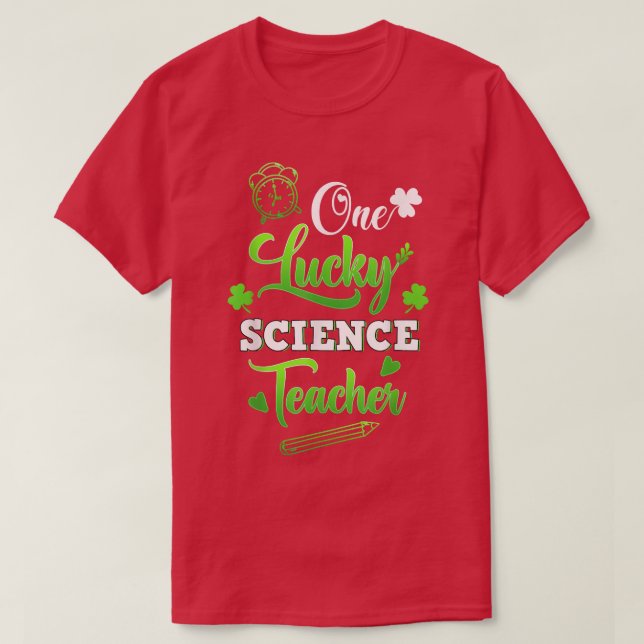 Camiseta Gracioso profesor de ciencias St. (Diseño del anverso)