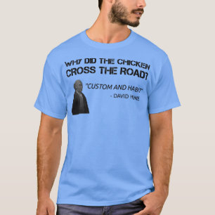 Camiseta Gracioso profesor de filosofía hume