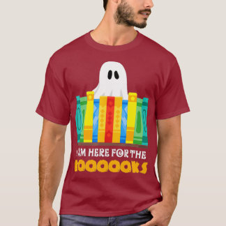 Camiseta Gracioso profesor de Halloween leyendo libros fant