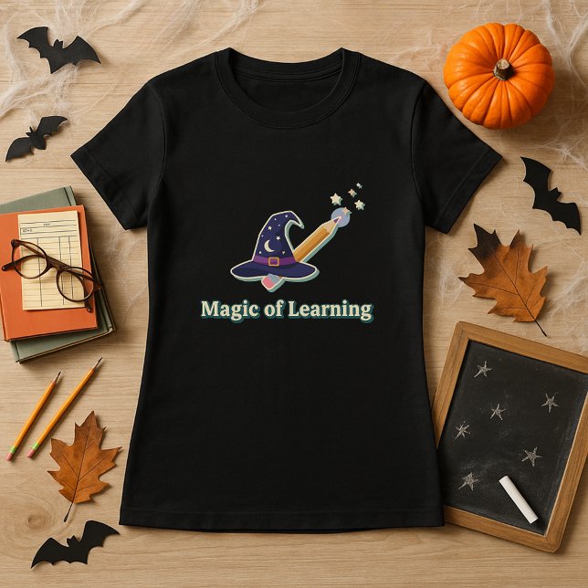 Camiseta Gracioso profesor de Halloween obsequia a la magia (Subido por el creador)