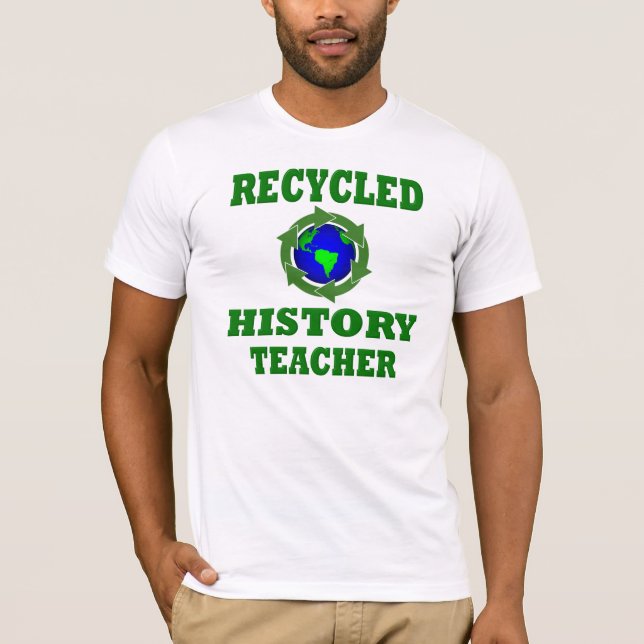 Camiseta Gracioso profesor de Historia Reciclada (Anverso)