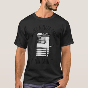 Camiseta Gracioso profesor de la escuela de fotocopiadora d