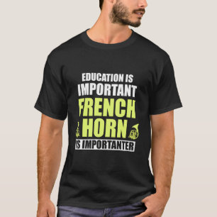 Camiseta Gracioso profesor de música de jugador de cuerno f