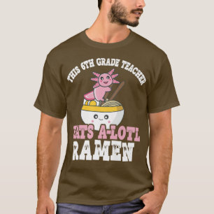 Camiseta Gracioso profesor de quinto grado Ramen Pun Teache
