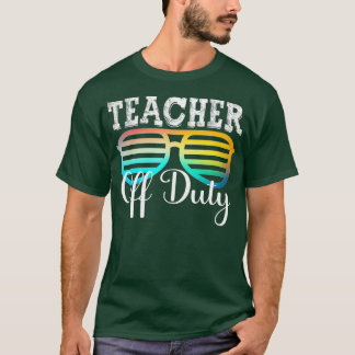Camiseta Gracioso profesor de vacaciones de gafas de sol Pa