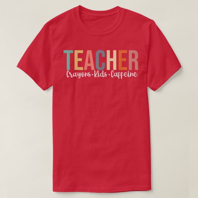 Camiseta Gracioso Profesor De Vuelta A La Escuela, Maestro  (Diseño del anverso)