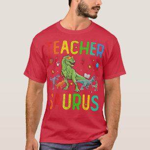 Camiseta Gracioso profesor Dinosaur Shirt Teachersaurus T R