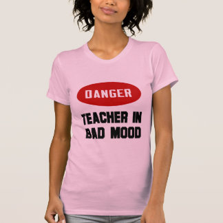 Camiseta Gracioso profesor en mal estado de ánimo