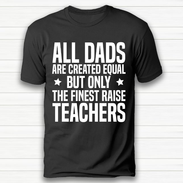Camiseta Gracioso profesor padre o abuelo feliz cumpleaños  (Funny Teacher Dad or Grandpa Happy Birthday Black T-Shirt)