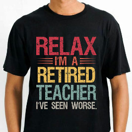 Camiseta Gracioso profesor retro vintage retirado abuelo ne