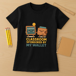 Camiseta Gracioso profesor Tee; profesor patrocinador de au
