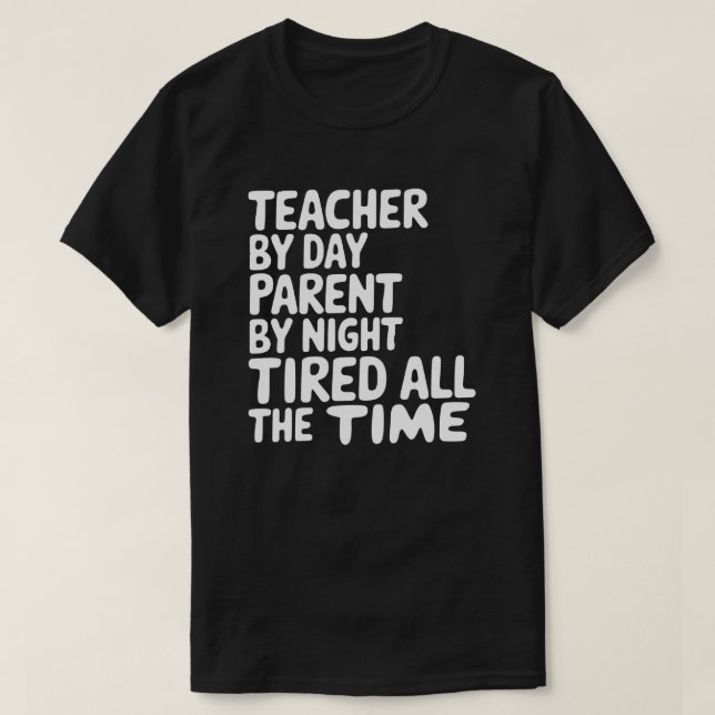 Camiseta Gracioso profesor y cita de padres (Diseño del anverso)