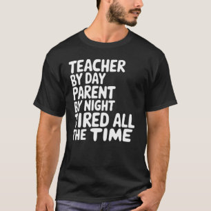 Camiseta Gracioso profesor y cita de padres