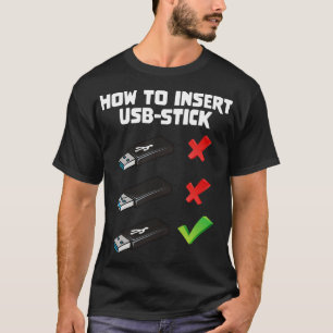 Camiseta Gracioso Programador Chiste Computadora Nerd Cómo 