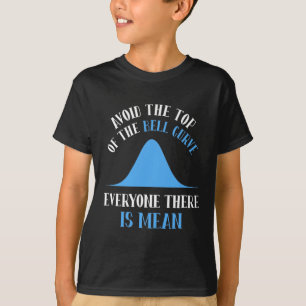 Camiseta Gracioso programador informático Bell Curve Data