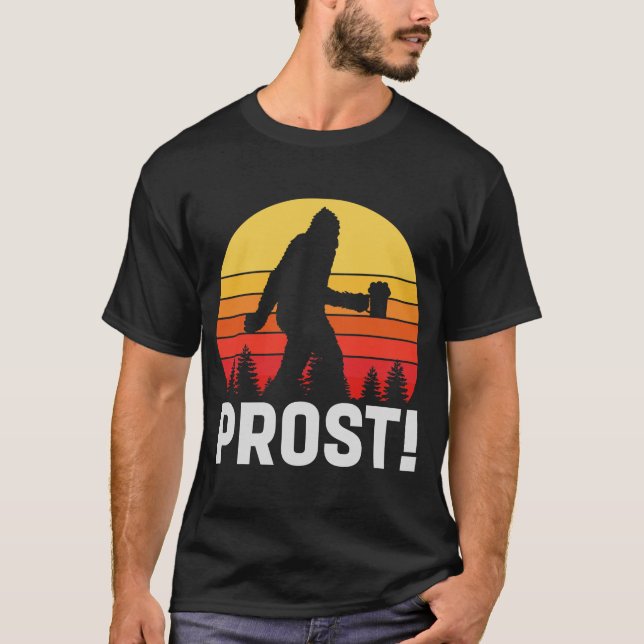Camiseta Gracioso Prost Bigfoot Craft Beer (Anverso)