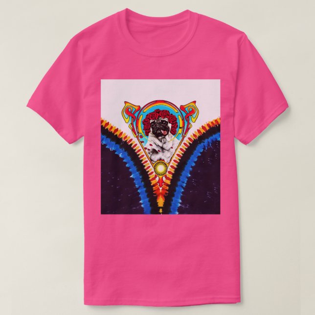 Camiseta Gracioso pug (Diseño del anverso)