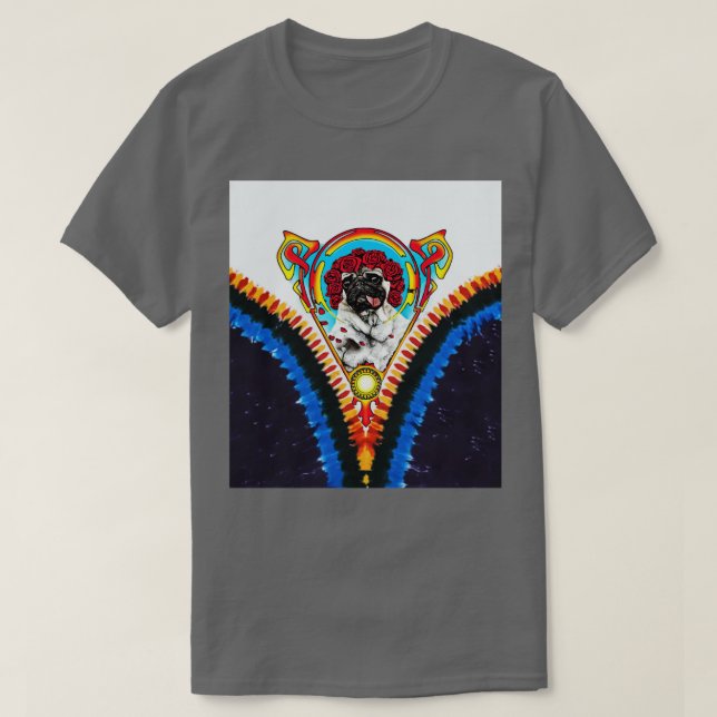 Camiseta Gracioso pug 1 (Diseño del anverso)