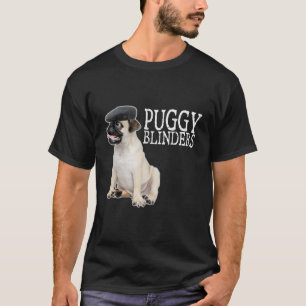 Camiseta Gracioso Pug Lover Dog Face Peaky Life Retro Vinta