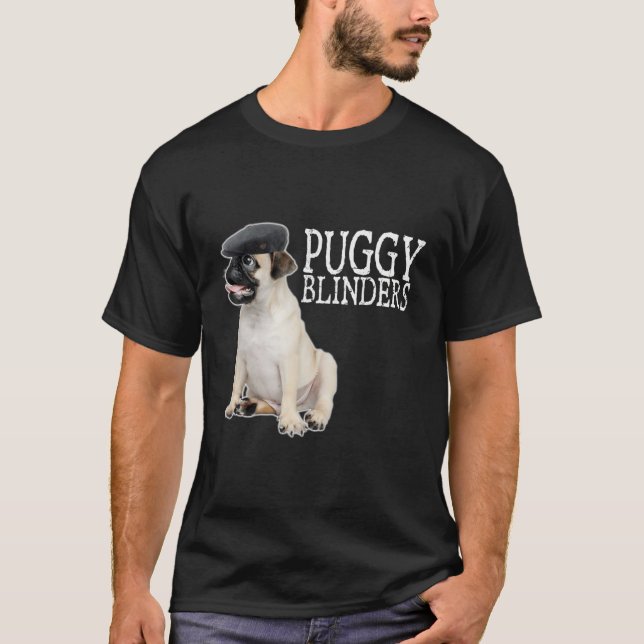 Camiseta Gracioso Pug Lover Dog Face Peaky Life Retro Vinta (Anverso)