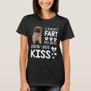 Camiseta Gracioso Pug T Shirt Para Perro Mamá Papá Regalo C