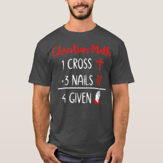 Camiseta Gracioso Pun Cristiano - 1 Cruz 3 Uñas 4 Dada Reli