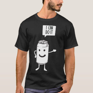 Camiseta Gracioso Pun Inspirador Motivador Puedo Hacerlo
