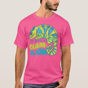 Camiseta Gracioso Pun, Soy Uno En Chamillion Cute Chameleon