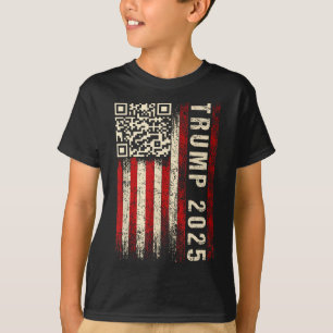Camiseta Gracioso Qr Donald Trump bailando con el vídeo de 