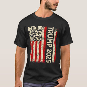 Camiseta Gracioso Qr Donald Trump bailando con el vídeo de 