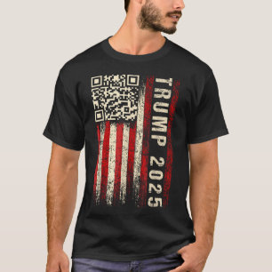 Camiseta Gracioso Qr Donald Trump bailando con el vídeo de 