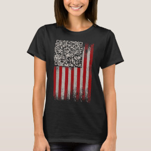 Camiseta Gracioso Qr Trump Dancing Dance Code