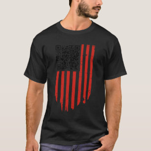 Camiseta Gracioso Qr Trump El Código De Baile De Baile Rojo