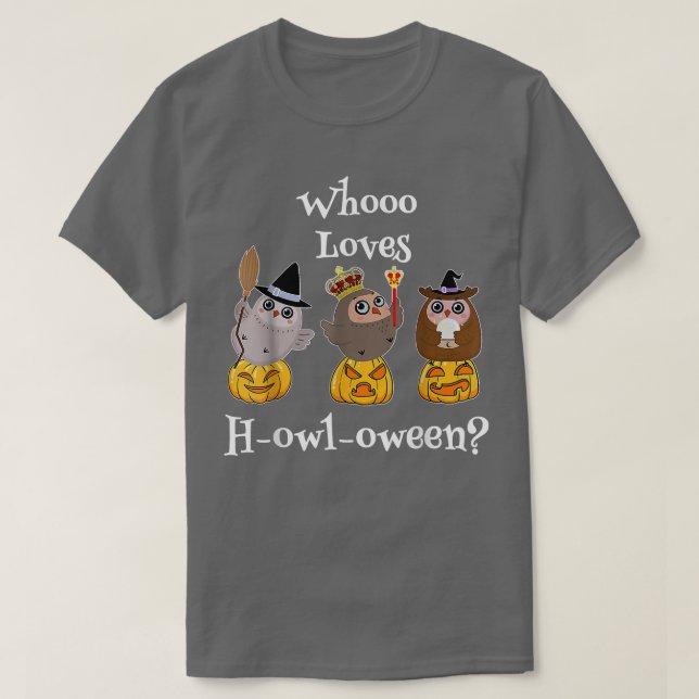 Camiseta Gracioso Que Ama A Howen Un Lechuza Ween Disstume  (Diseño del anverso)