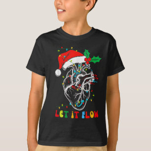Camiseta Gracioso Que fluya Anatomía Corazón Enfermera Card