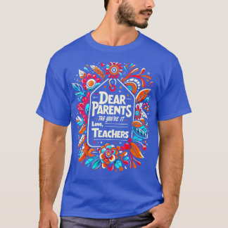 Camiseta Gracioso Queridos Padres Te Encantan A Los Profeso