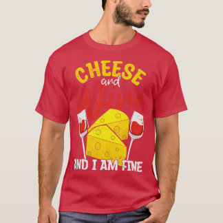Camiseta Gracioso queso de carne de vino Gouda